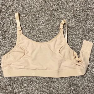 Nude Hands Free Nursing Bra